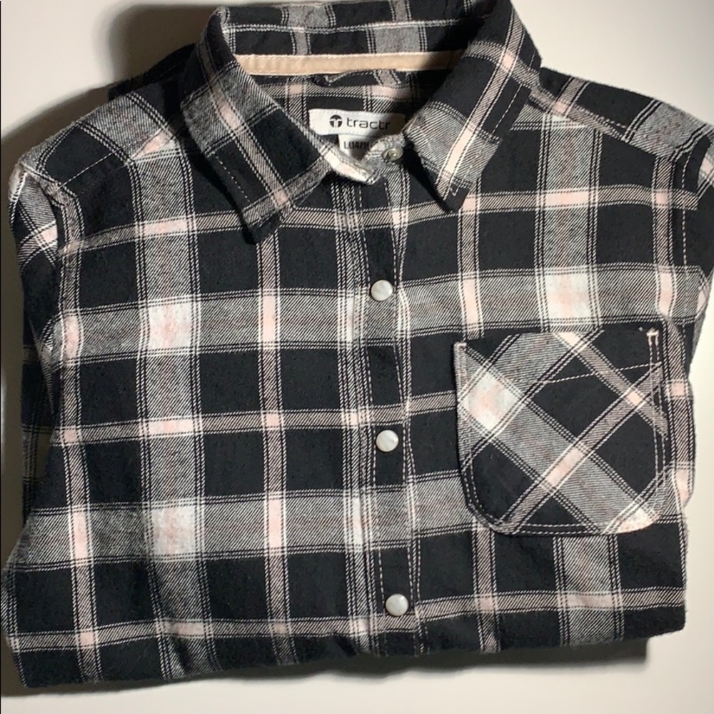 Button up long sleeve flannel